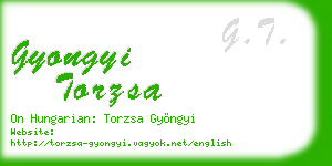gyongyi torzsa business card